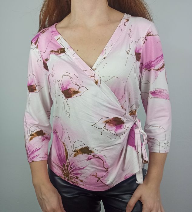 wiosenna bluzka kopertowa wallis 46  18 bluzka do karmienia piersią