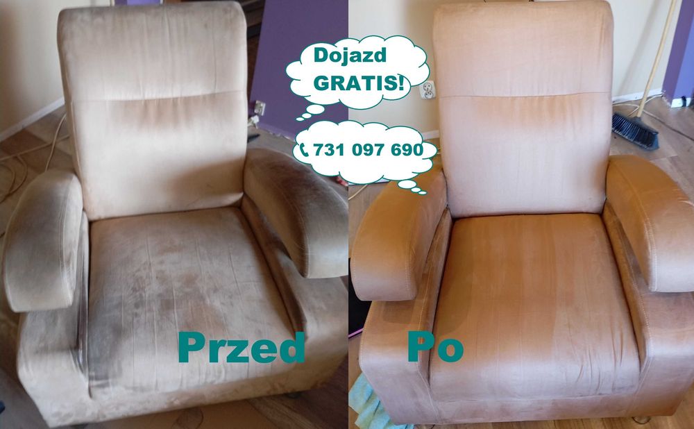 Pranie Tapicerki Meblowej i Samochodowej - Dojazd Gratis | Mielec