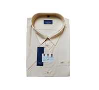 Koszula męska Casual Clothes Company, krótki rękaw, ecru rozmiar 4 XL