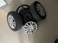 JANTES Clio 4 com pneus, tampões e parafusos.TUDO 175€