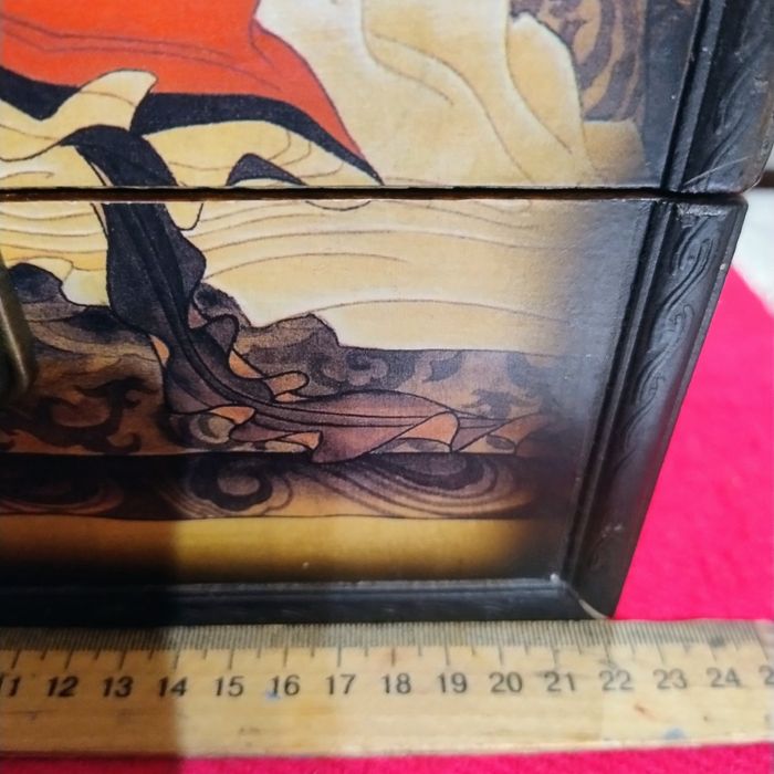 Большая шкатулка в японском стиле дерево