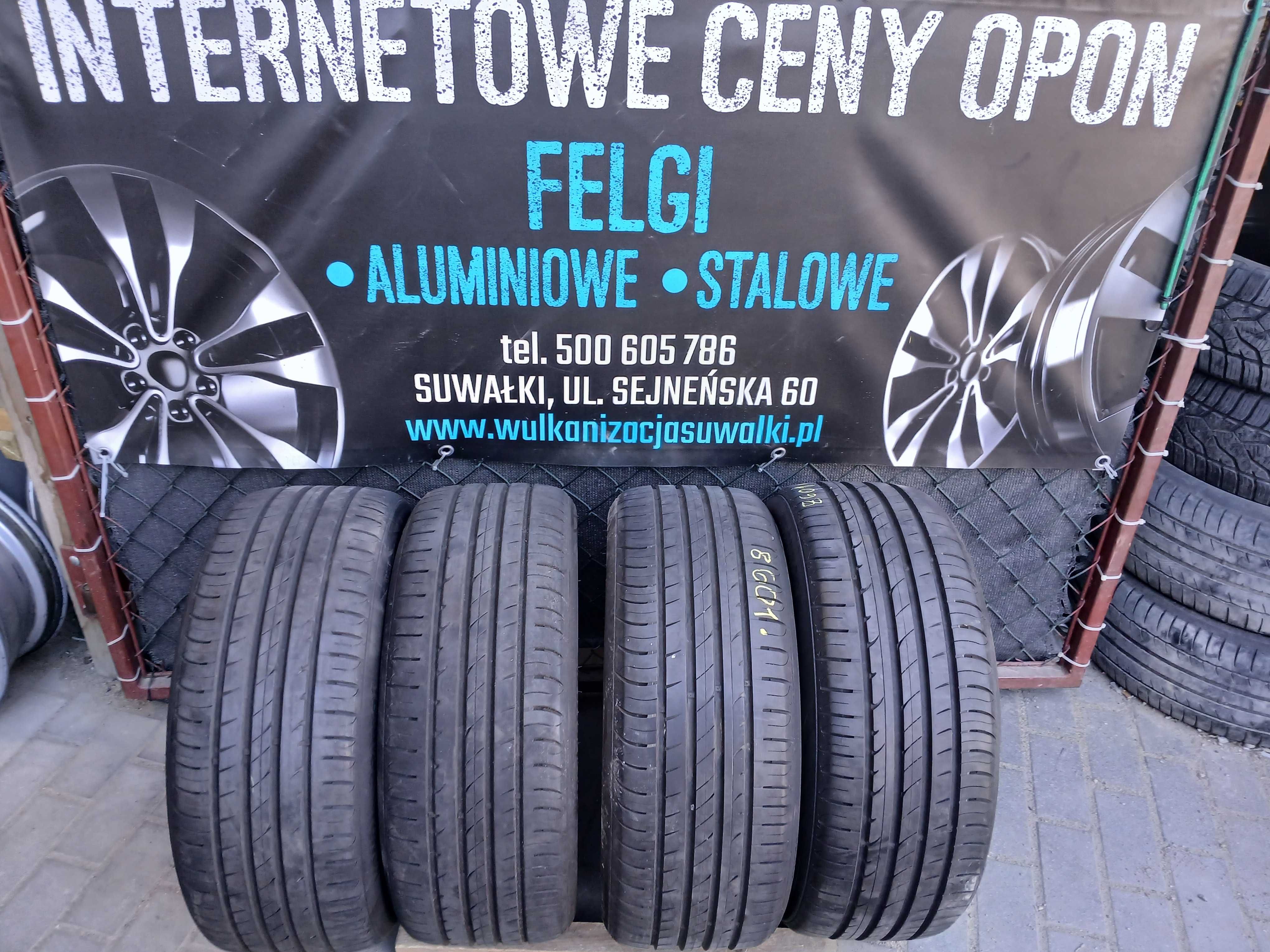 4x używane opony letnie 225/45 R17 Hankook Gwarancja Montaż