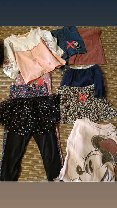 Пакет речей на дівчинку