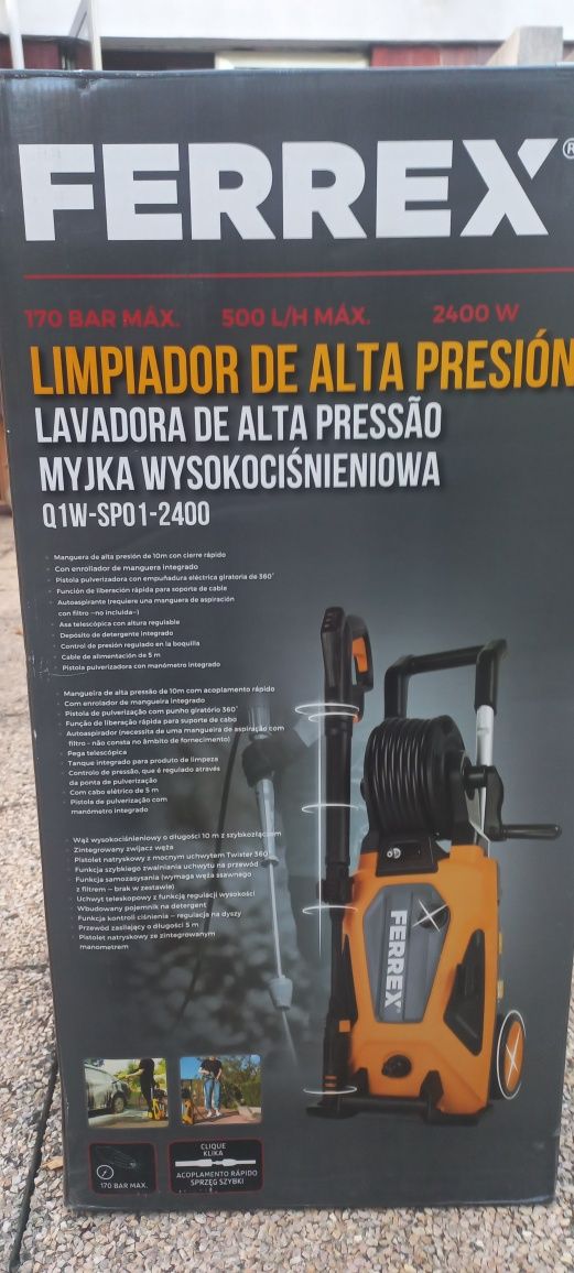 Lavadora de alta pressão 170bar - NOVA