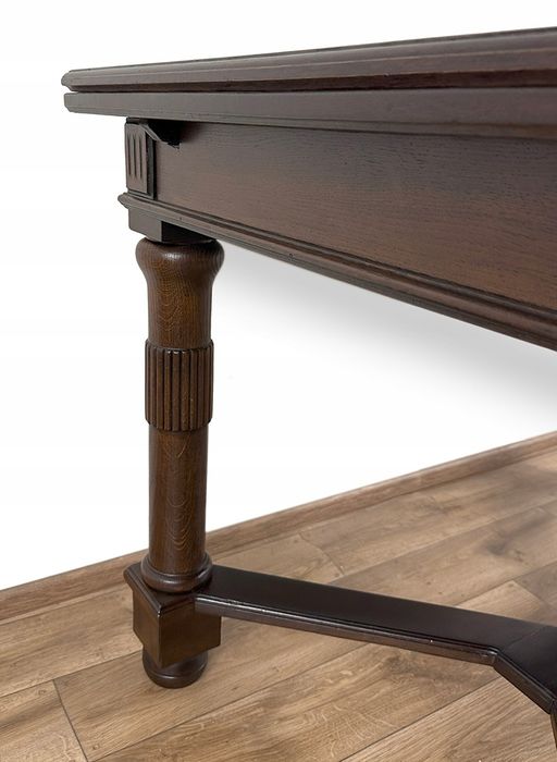 STÓŁ rozkładany ANTYK stuletni na 10 osób