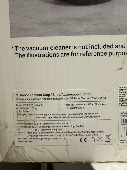 Stacja ładująca Mi Robot Vacuum-Mop 2 Ultra Auto-empty station