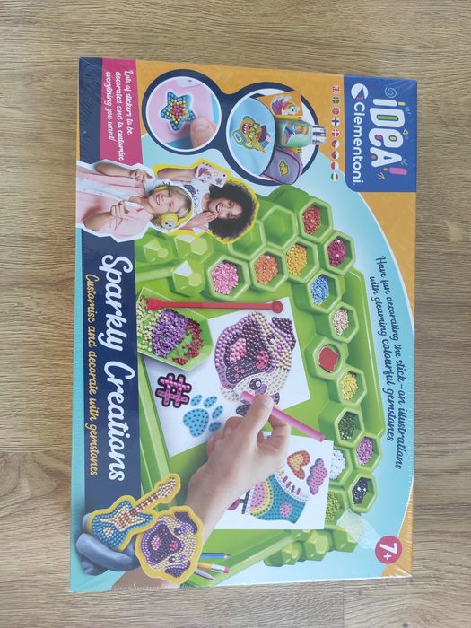 NOWY zestaw kreatywny idea! Clementoni cekiny