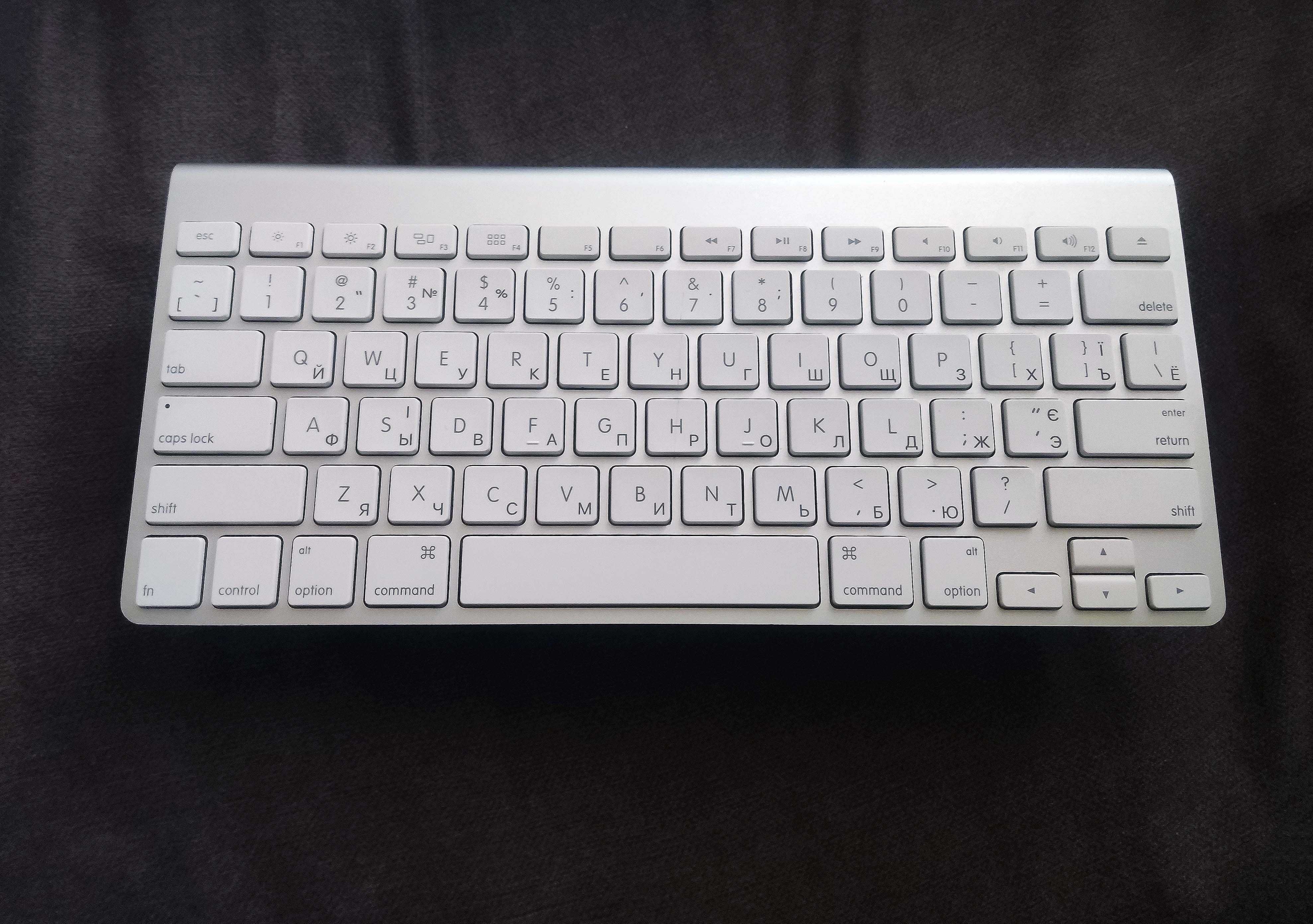 Apple magic keyboard silver/клавиатура беспроводная эпл A1314