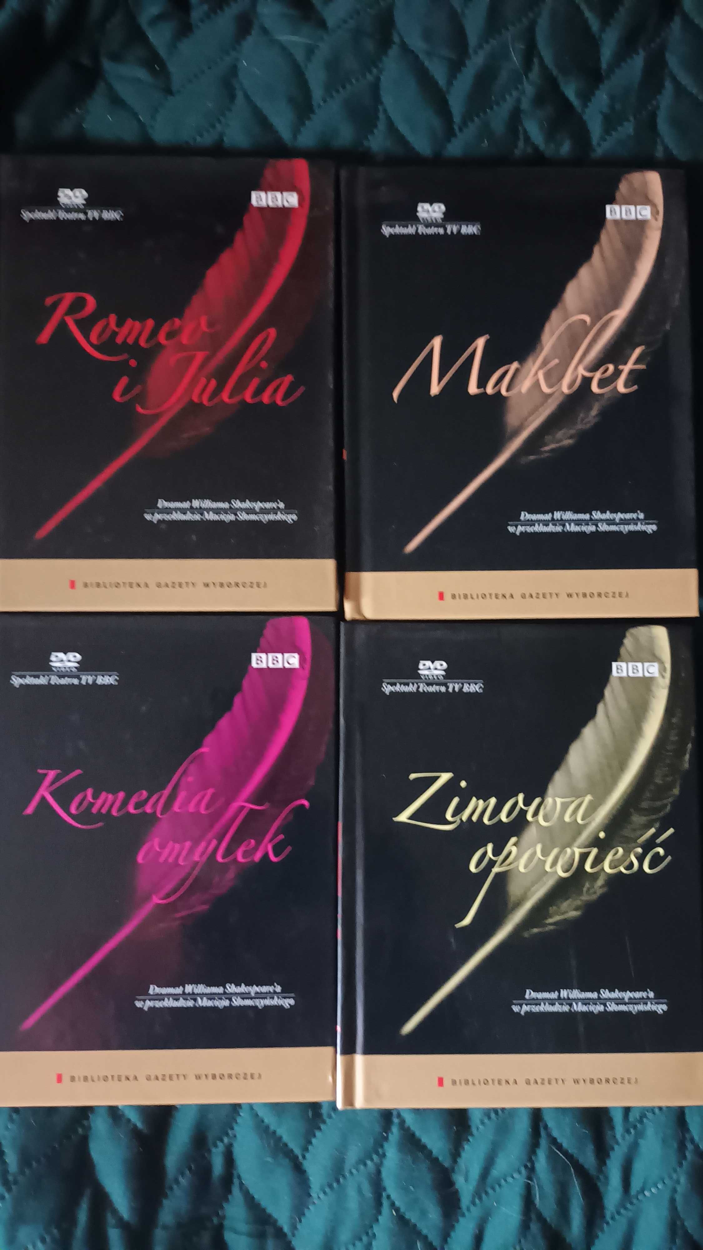 Kolekcja 15 książek z DVD Wiliama Shakespeare a