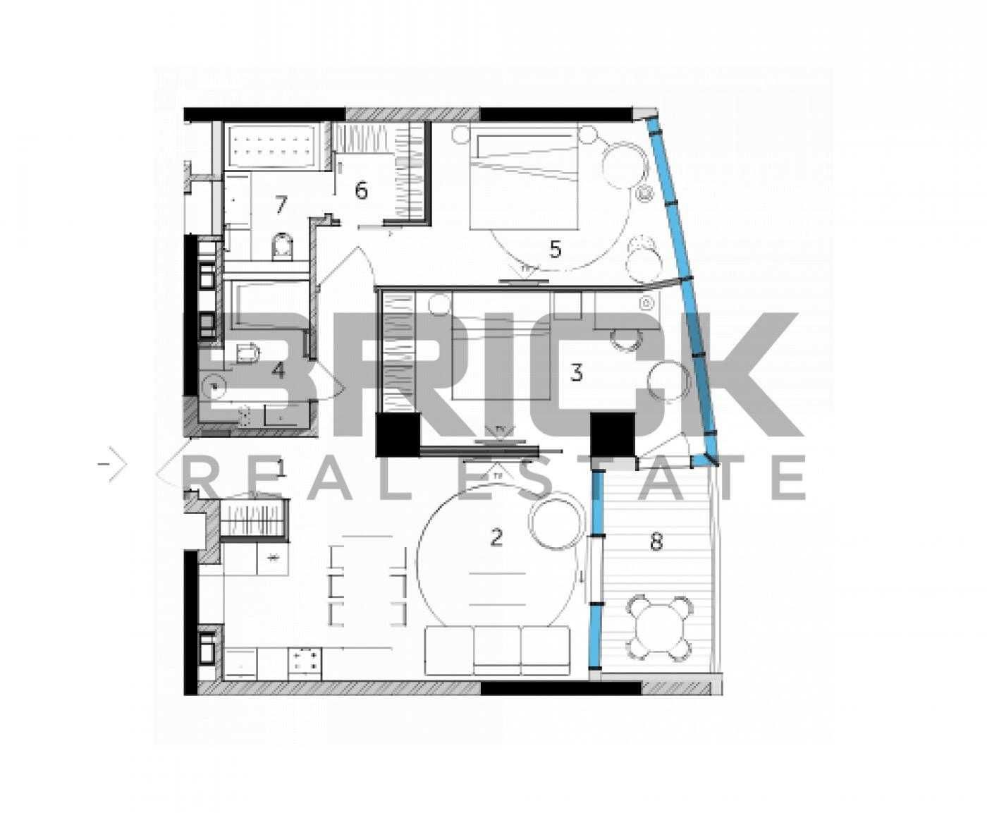 БЕЗ%Продам ВИДОВУ 2-кімн. квартиру (82м2) ЖК Taryan Towers