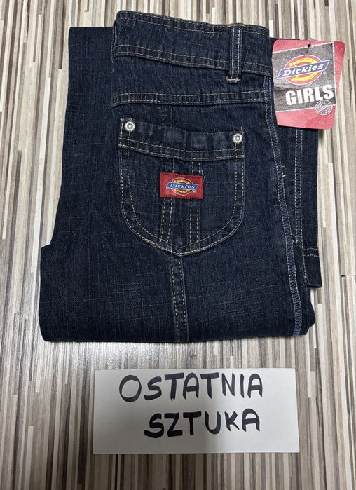Spodnie dziewczęce Dickies 8 szwedy granat nowe