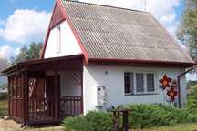 domek letniskowy nad rzeką Bug