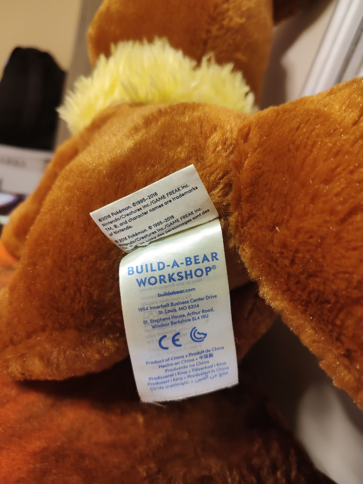 Pluszak maskotka pluszowy Pokemon Eevee BaB Build a Bear