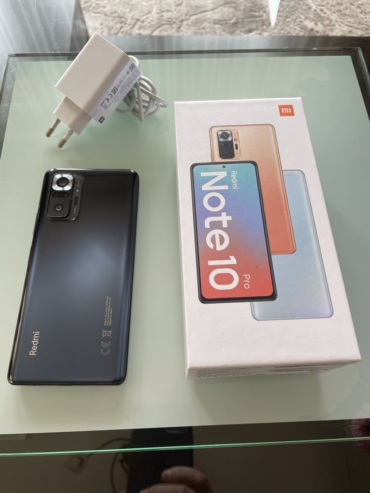 Xiaomi Redmi Note 10 Pro Jak Nowy 6 GB Ram 128 GB Rom Onyx Gray