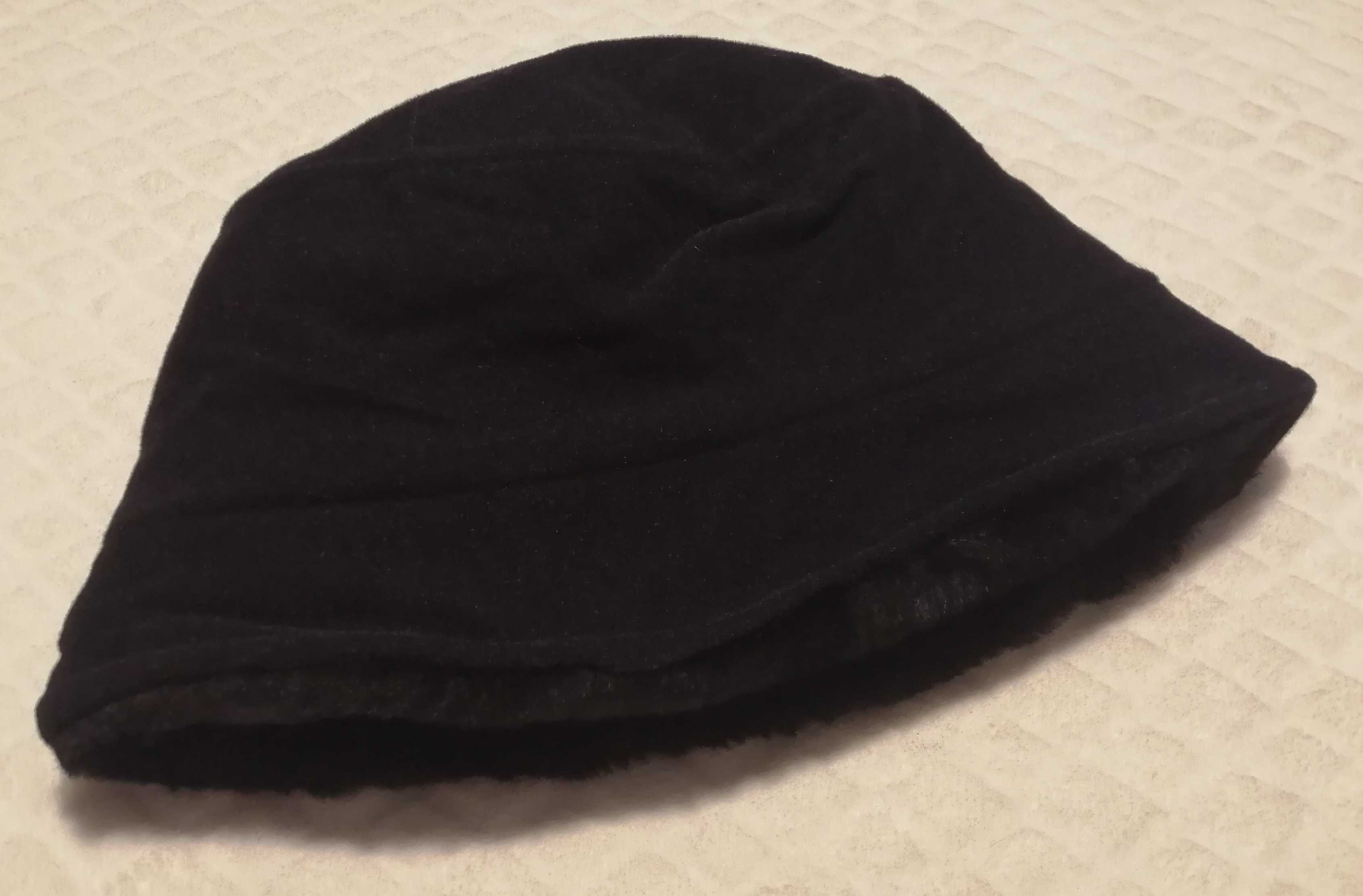 Czapka zimowa, czarna, 56cm, kapelusik, beret (Odzież, Kostiumy)