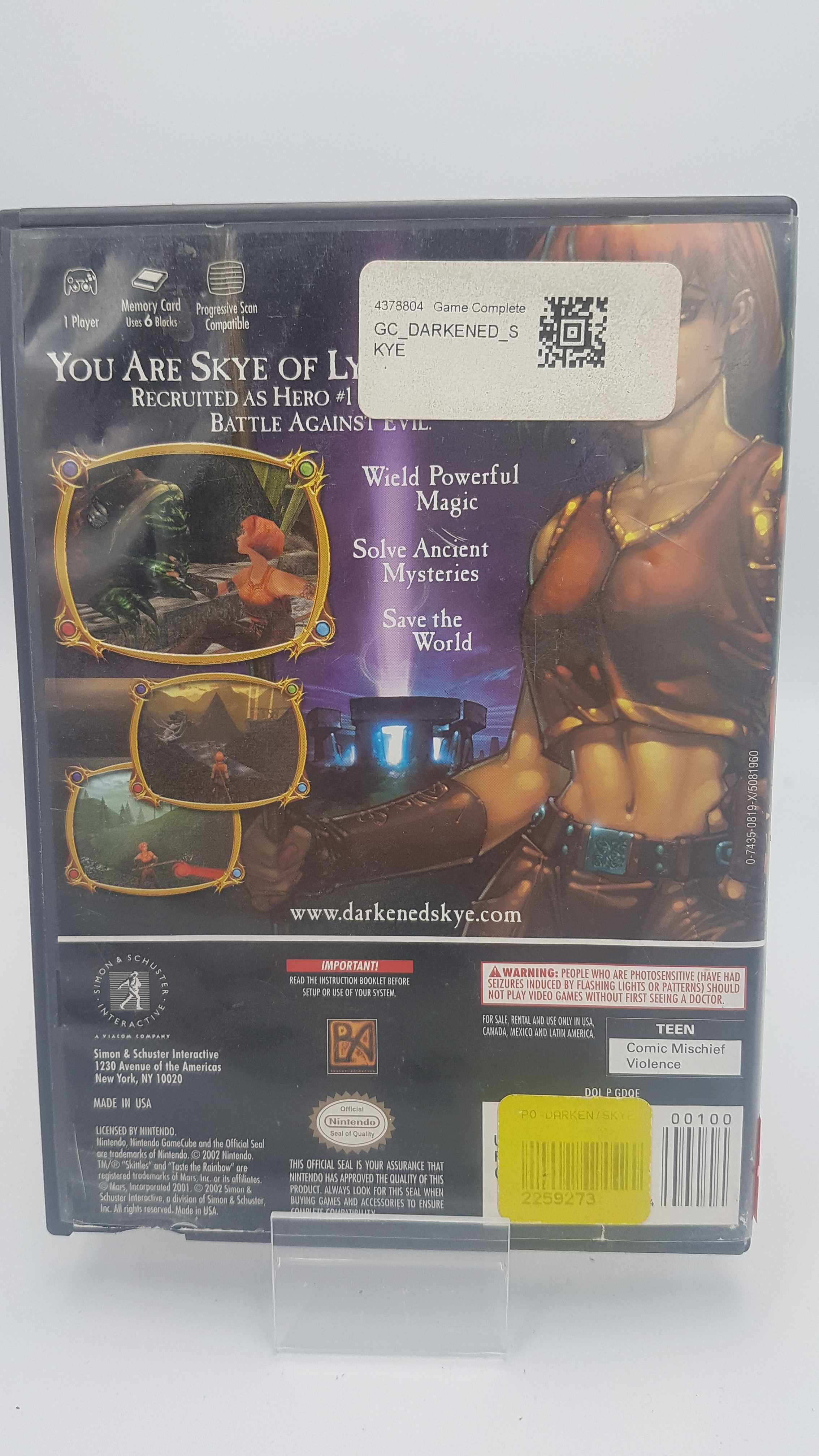 Darkened Skye GameCube Sklep/Wysyłka/Wymiana