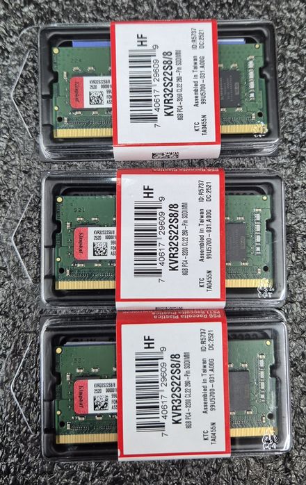 Оперативная память Kingston SODIMM DDR4-3200 8192MB PC4-25600