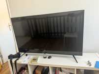 TV LED 50” com defeito no ecrã – Para peças – Com comando