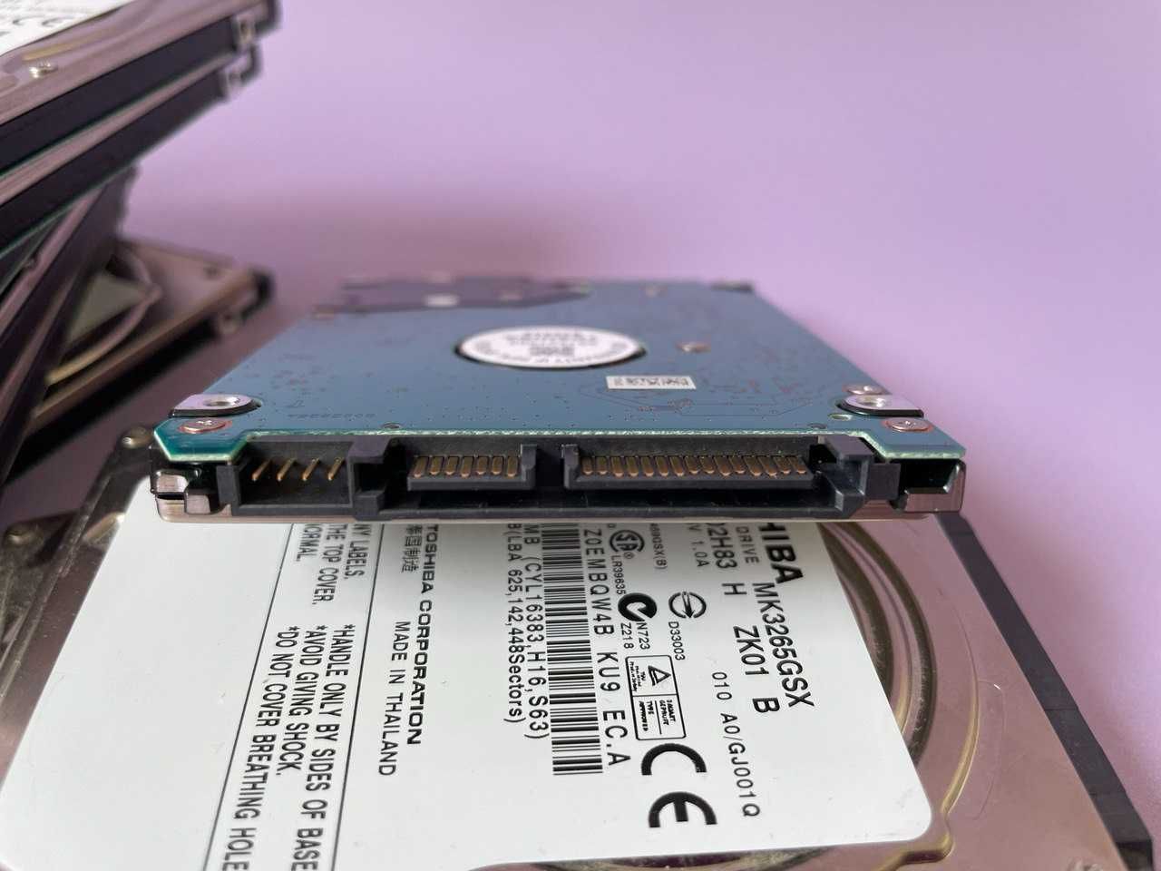 Жёсткий диск для ноутбука 2.5 на 320 Gb (Toshiba, Hitachi)