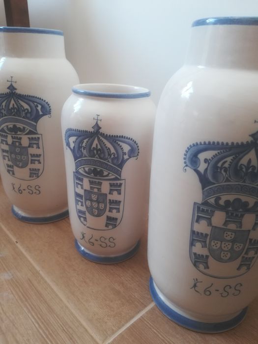 Par de jarras canudo
