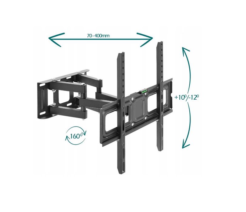 MOCNY Obrotowy Uchwyt do Telewizora 25-70 cali Uniwersalny