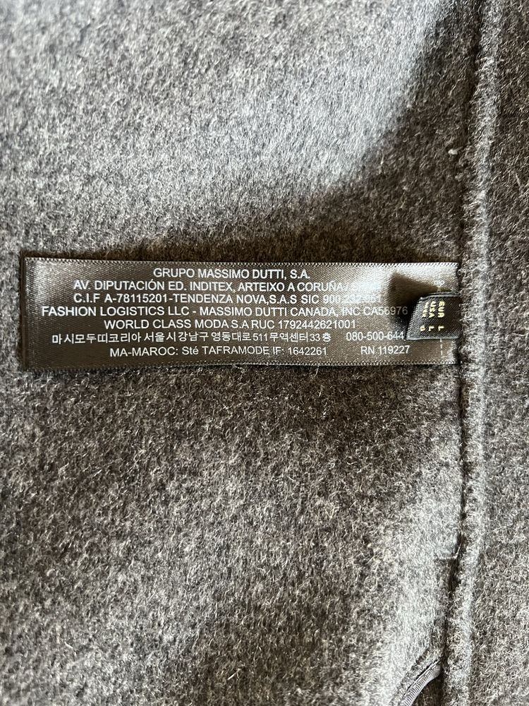 Шерстяной бомбер Massimo Dutti