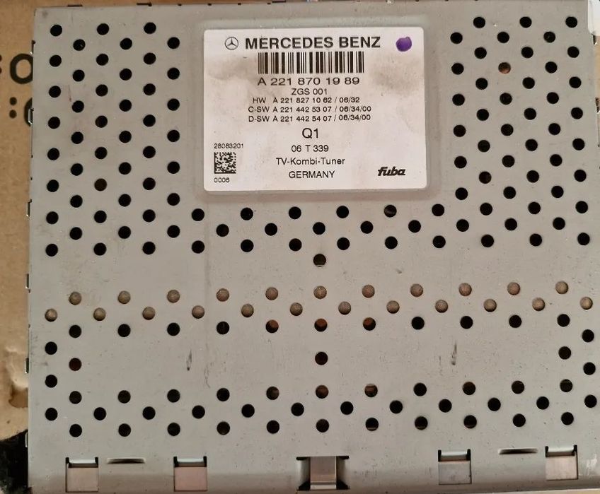 RADIO TV MODUŁ TUNER MERCEDES W221 2218701989
