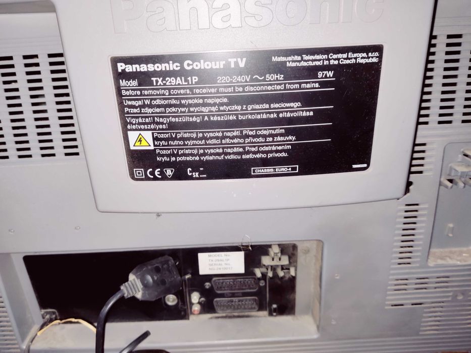 Telewizor kineskopowy Panasonic Colour TV TX-29AL1P crt tv + pilot