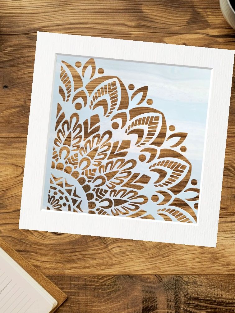 Szablon Mandala (wzór 70x70cm szablon 35x35cm ) malarski, DIY - Nowy