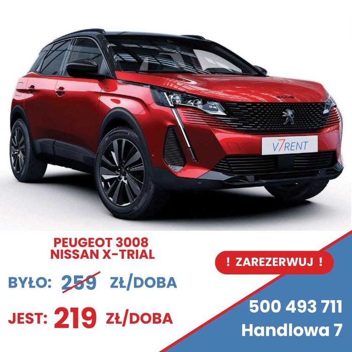 V7rent / Wypożyczalnia samochodów - PROMOCJA / B-stok ul. Handlowa 7