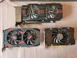 Продам відеокарти gtx 660ti 1050ti 1060 3gb asus inno3d