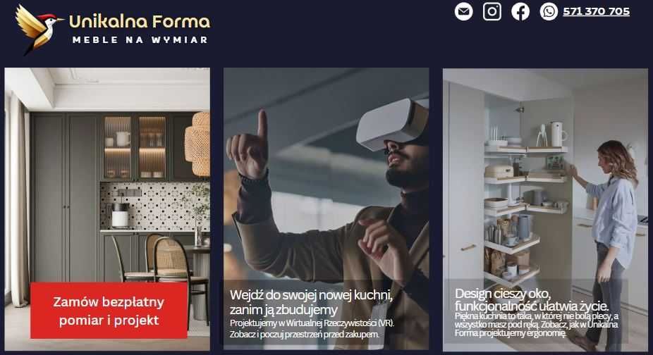 Meble na wymiar, Kuchnie na zamówienie, Szafy, Garderoby