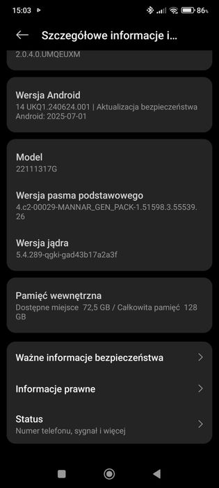 Sprzedam telefon Xiaomi Redmi Note 12 5G