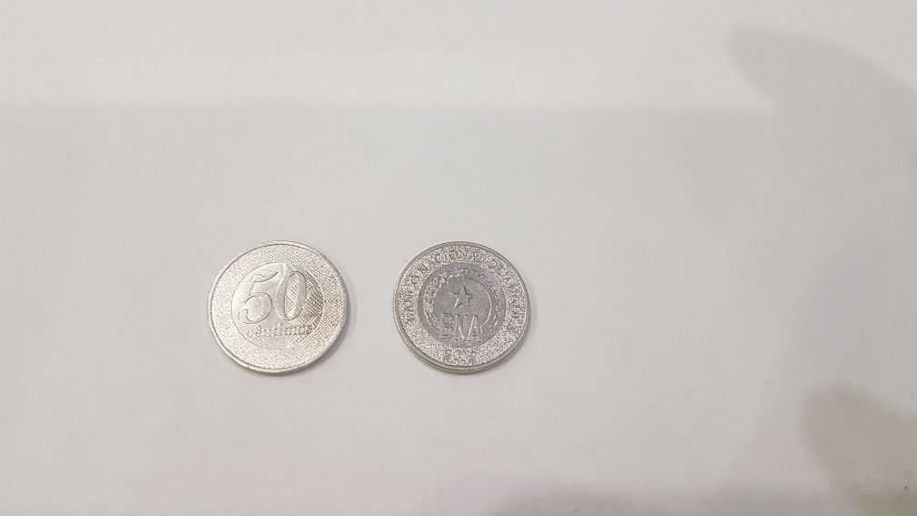 Набор монет Анголы-50с, 1,5,10,20,50,100, 200 kv