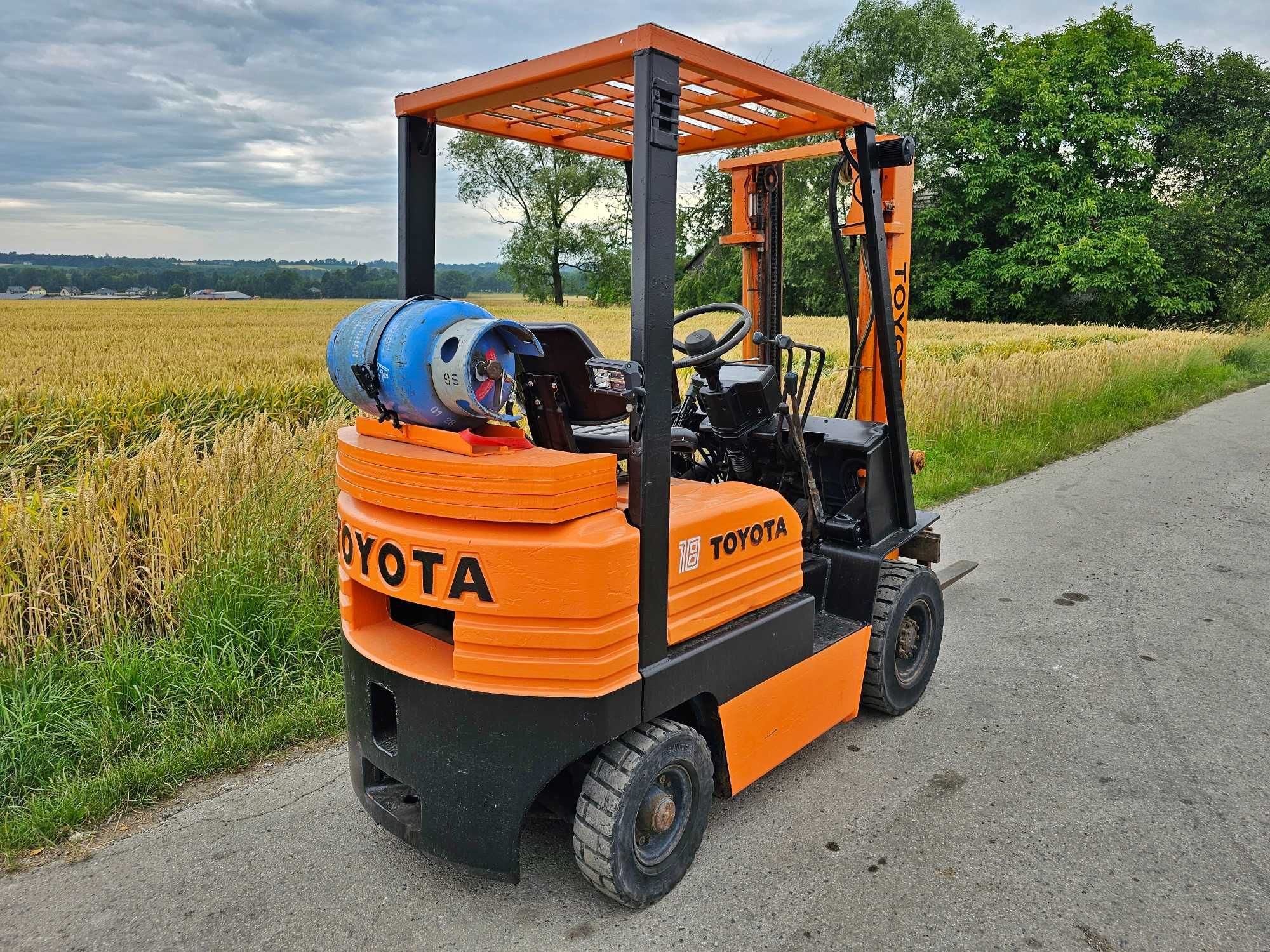 Wózek Widłowy TOYOTA 5FG18 , Wózek Widłowy TOYOTA 5FGF18 widlak LINDE
