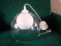 Lampa szklana wisząca
