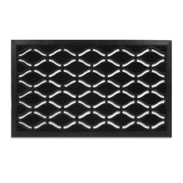 Gumowa wycieraczka Relaxdays – 45x75 cm, do wnętrz i na zewnątrz