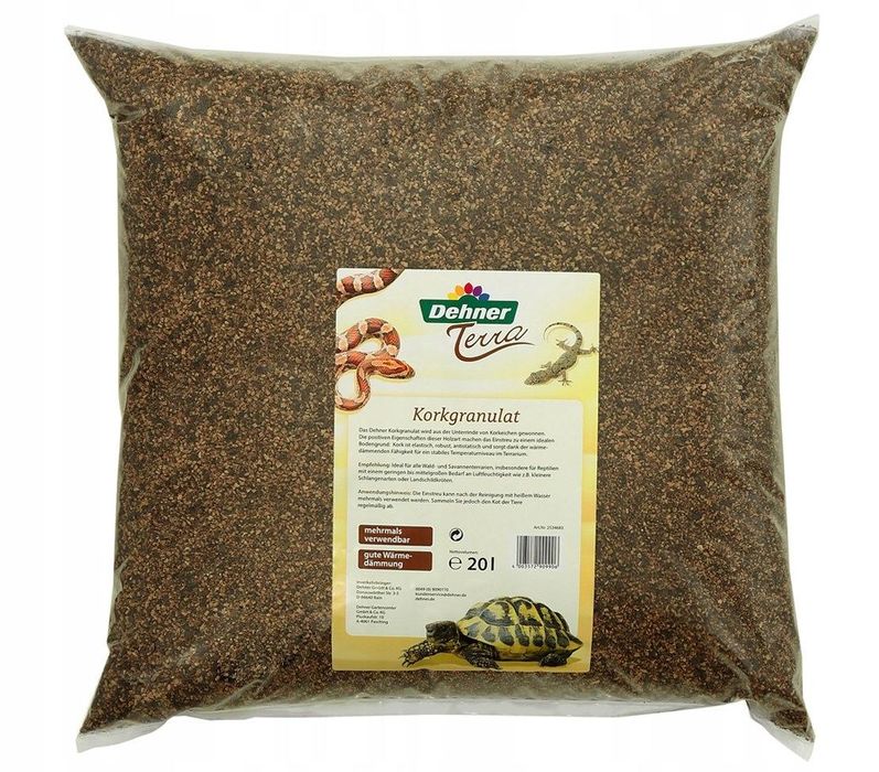 Dehner terra reptile bedding korek granulowany 20 l