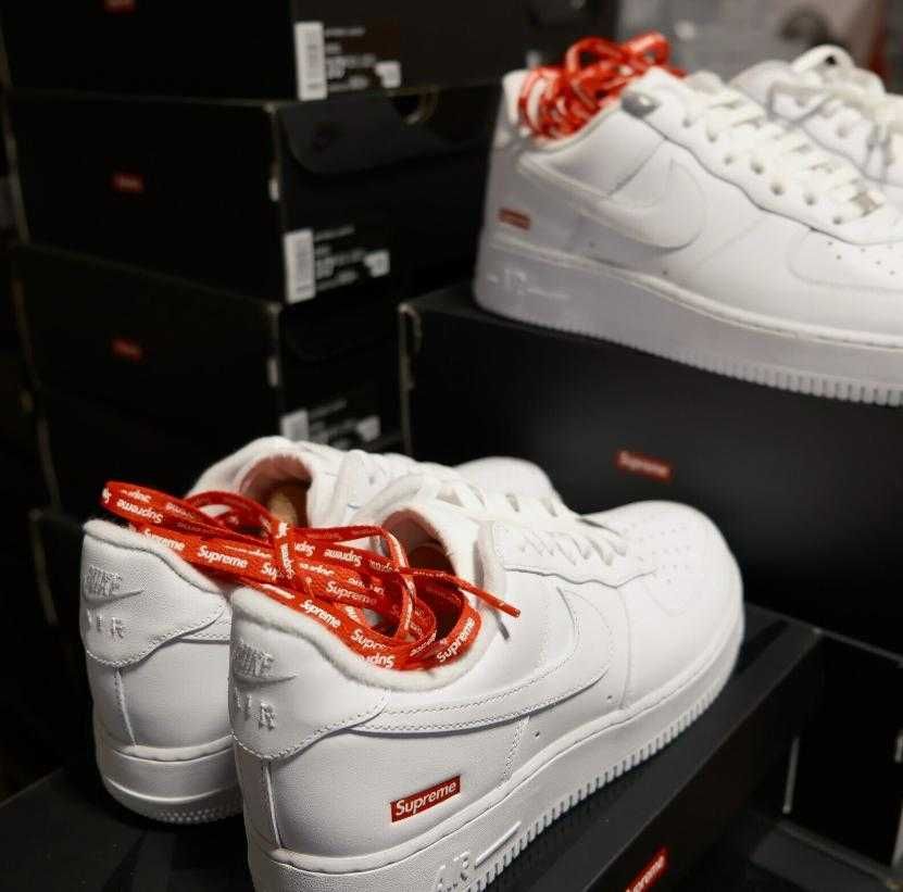 Nike Air Force 1 Low Supreme Białe 38-45