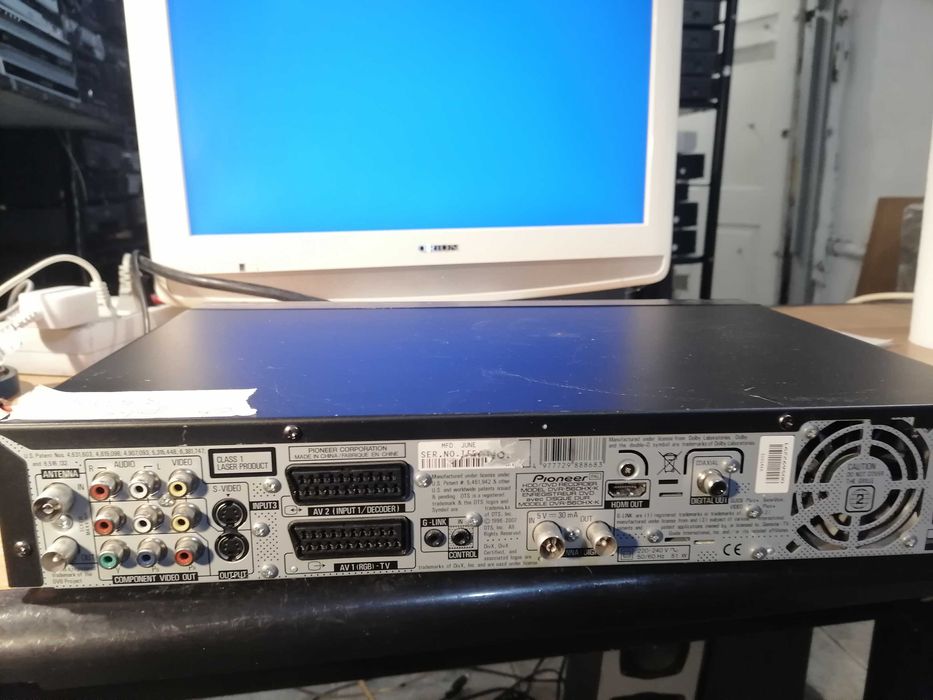 Nagrywarka Pioneer DVR-560HX-K HDD160GB HDMI pilot polskie menu