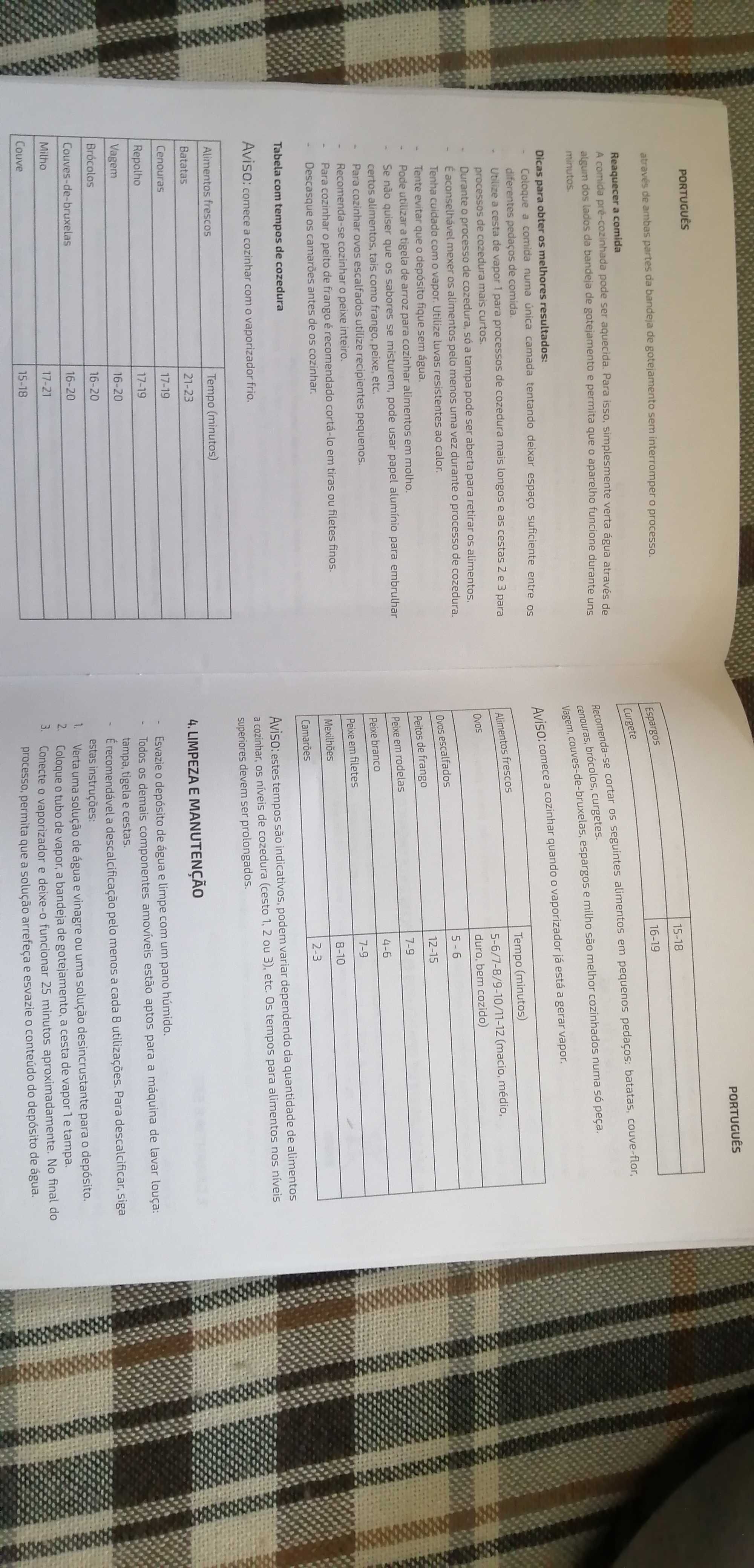 Máquina cozinhar a vapor