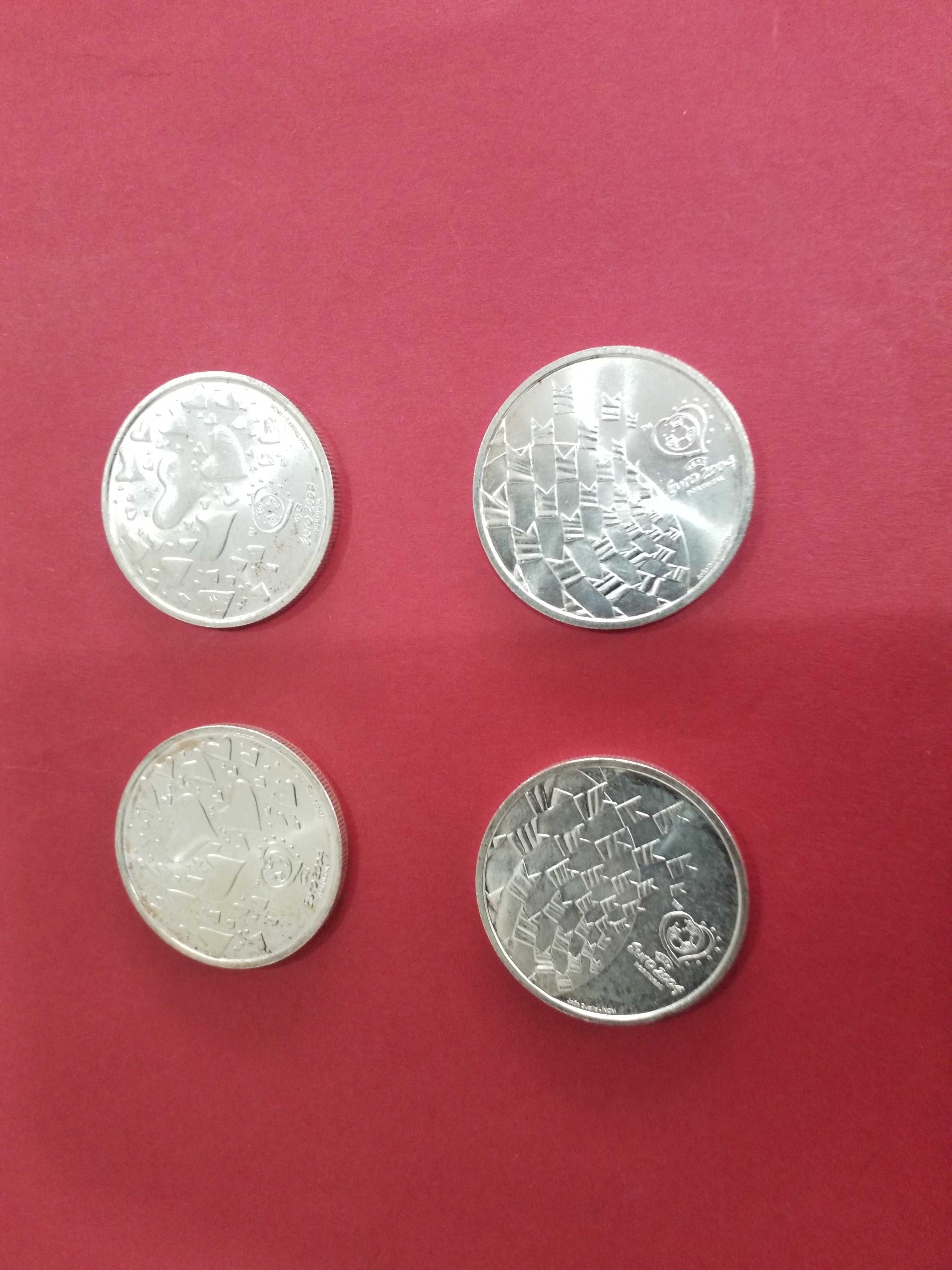 Moedas portuguesas euros em prata