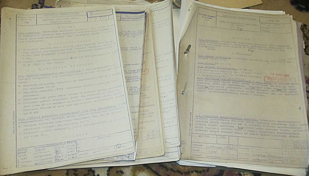 instrukcje obsługi odbiorników telewizyjnych PRL-u Unitra itp.