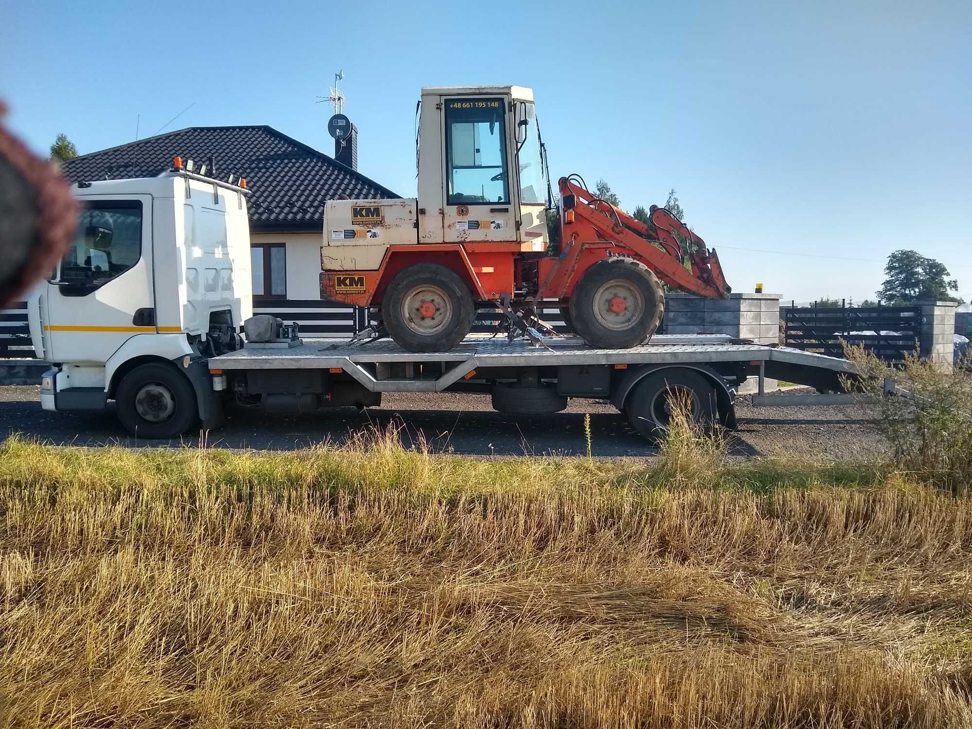 Autolaweta laweta transport ciągników maszyn przyczep do 7 i 14 ton