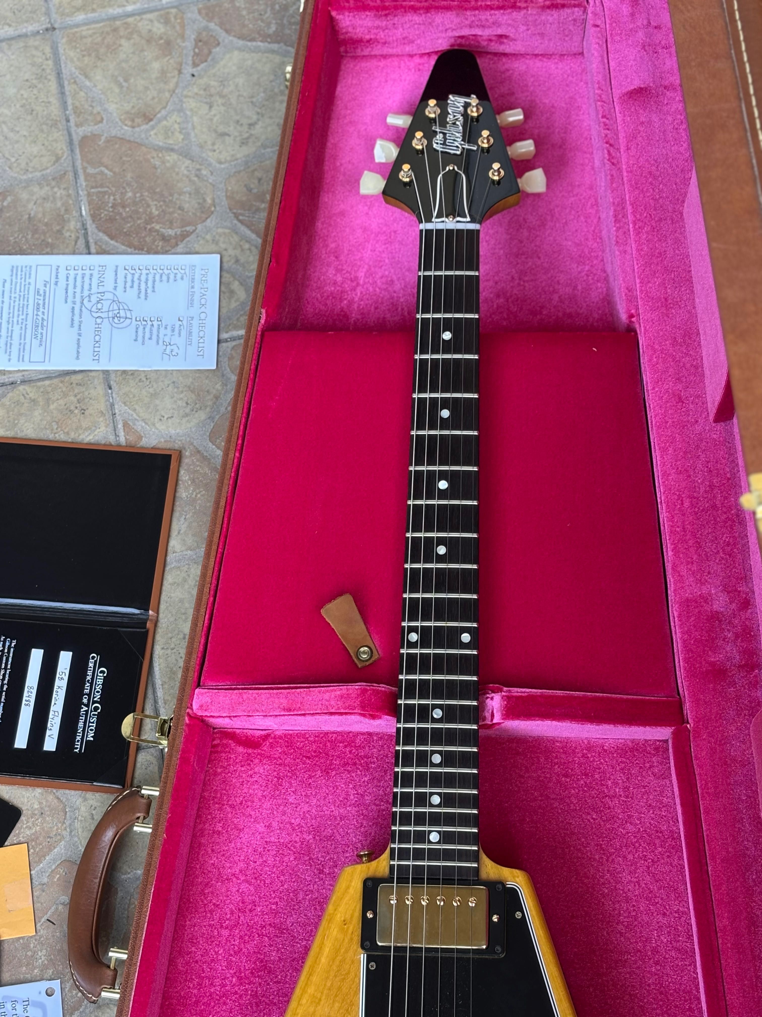 Gibson Custom Shop 1958 Korina Flying V 2022