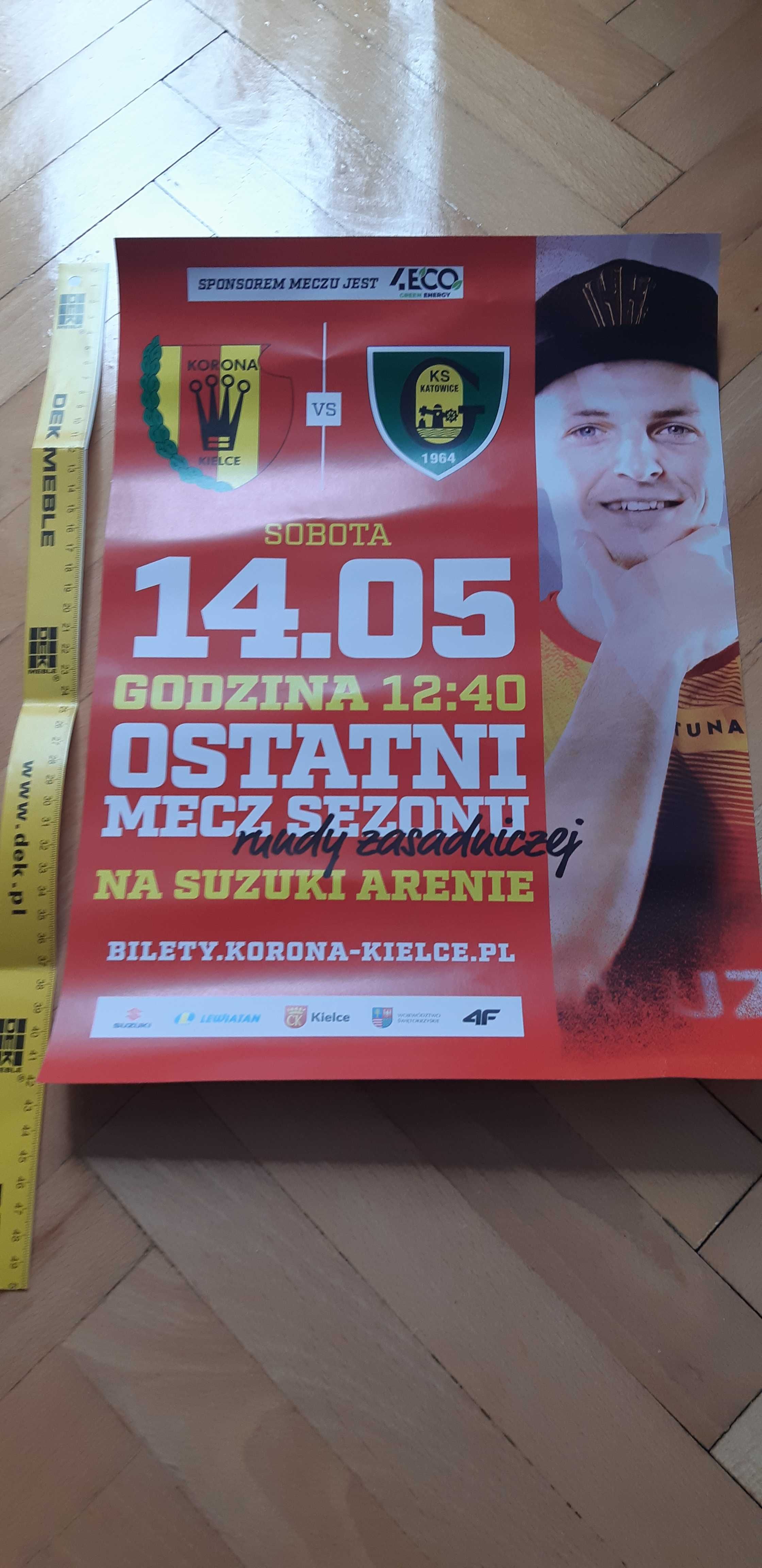 afisz z meczu Korona Kielce -GKS Katowice 14.05.2022