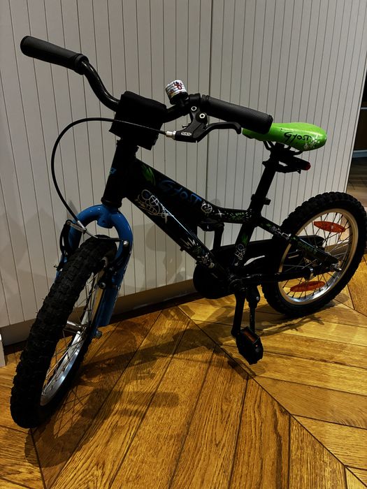 Rower dziecięcy Ghost BLK Punk 16” – lekki, solidny, markowy!