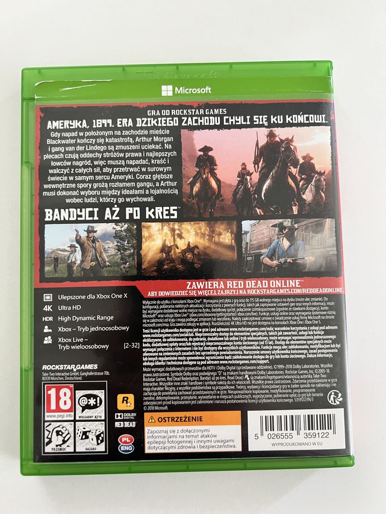 Red dead redemption 2 xbox one