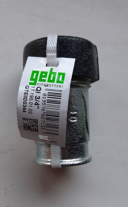 GEBO QI Зажимная муфта с внутренней резьбой 3/4" на трубу 24,6-27,3 мм