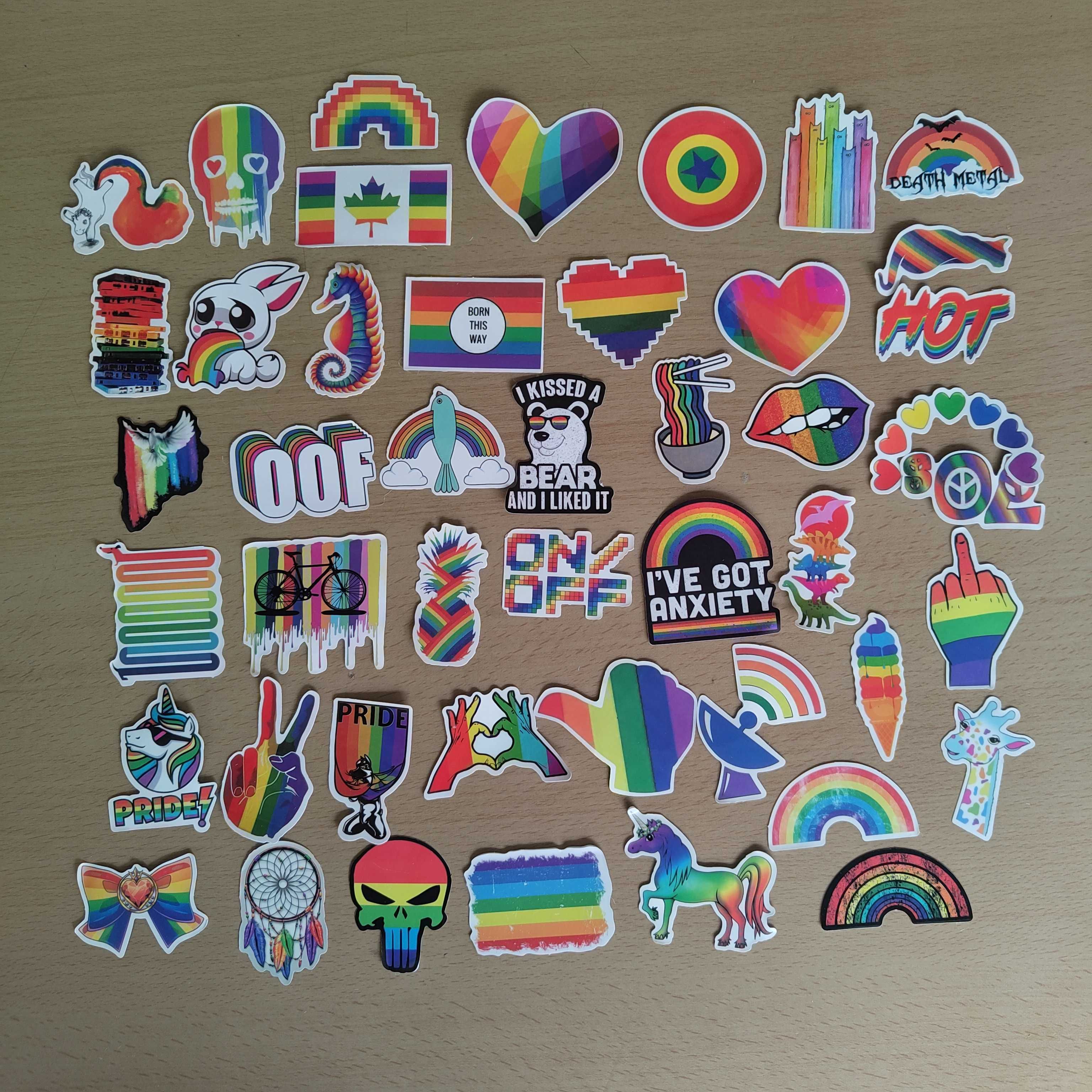 95 Autocolantes Stickers Pride LGBT